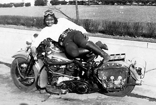 Illustration for article titled Please enjoy these Vintage Photos of Women on Motorcycles
